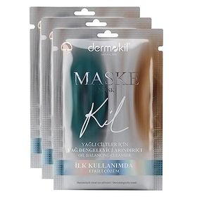 Dermokil Kenevir Tohumu Yağı 3x15 ml Kil Yüz Maskesi