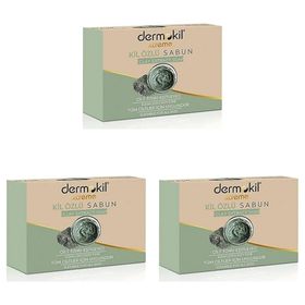 Dermokil Kil Özlü 3x100 gr Katı Sabun