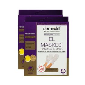 Dermokil Kil ve Kenevir Yağlı Peeling Etkili 2x35 ML El Maskesi