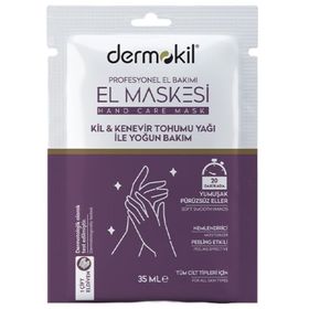 Dermokil Kil ve Kenevir Yağlı Peeling Etkili 2x35 ML El Maskesi