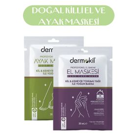 Dermokil Kil ve Kenevir Yağlı Peeling Etkili 2x35 ML El Maskesi