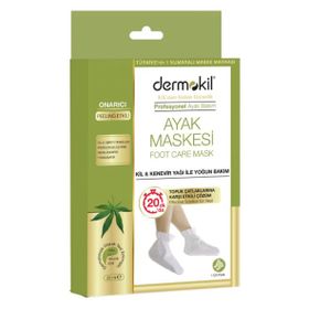 Dermokil Kil ve Kenevir Yağlı Peeling Etkili 35 ml Ayak Maskesi