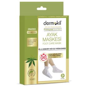 Dermokil Kil ve Kenevir Yağlı Peeling Etkili 35 ml Ayak Maskesi