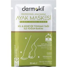 Dermokil Kil ve Kenevir Yağlı Peeling Etkili 35 ml Ayak Maskesi