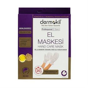 Dermokil Kil ve Kenevir Yağlı Peeling Etkili 35 ml El Maskesi