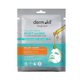 Dermokil Kil ve Kolajen İçerikli Serum Kağıt Maske