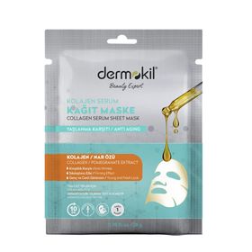 Dermokil Kil ve Kolajen İçerikli Serum Kağıt Maske