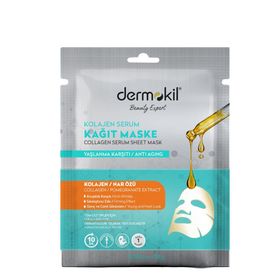 Dermokil Kil ve Kolajen İçerikli Serum Kağıt Maske