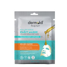 Dermokil Kil ve Kolajen İçerikli Serum Kağıt Maske