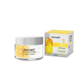 Dermokil Kojik Asit C Vitamini Leke Karşıtı Canlandırıcı 3D Kapsül 50 ml Krem