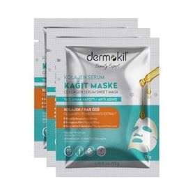 Dermokil Kolajen 23 gr Serum Kağıt Maske