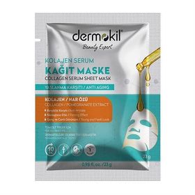 Dermokil Kolajen 23 gr Serum Kağıt Maske