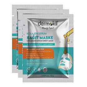 Dermokil Kolajen 23 gr Serum Kağıt Maske
