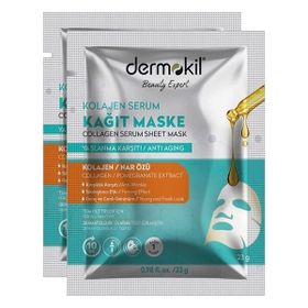 Dermokil Kolajen 2x23 gr Serum Kağıt Maske