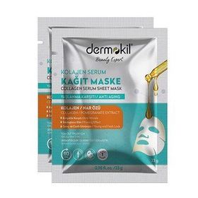 Dermokil Kolajen 2x23 gr Serum Kağıt Maske
