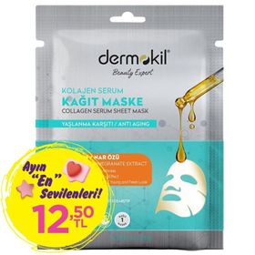Dermokil Kolajen İçerikli Kağıt Serum Maske
