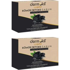 Dermokil Kömürlü Detoks 2x100 gr Doğal Katı Sabun