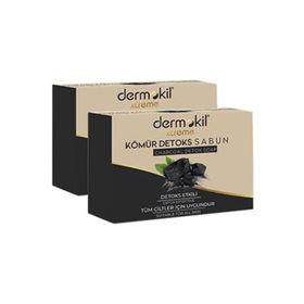 Dermokil Kömürlü Detoks 2x100 gr Doğal Katı Sabun