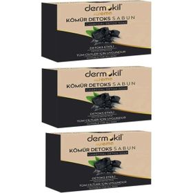 Dermokil Kömürlü Detoks 3x100 gr Doğal Katı Sabun