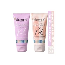 Dermokil Leke Karşıtı Aydınlatıcı 2x75 gr Maske