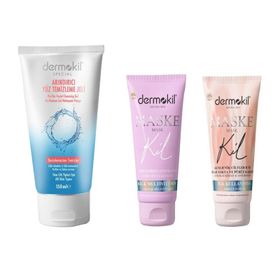 Dermokil Leke Karşıtı + Siyah Nokta + Havyar Özlü 3x75 ml Soyulabilir Maske