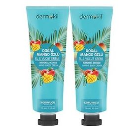 Dermokil Mango Özlü 2x75 ml El ve Vücut Kremi