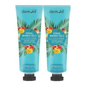 Dermokil Mango Özlü 2x75 ml El ve Vücut Kremi