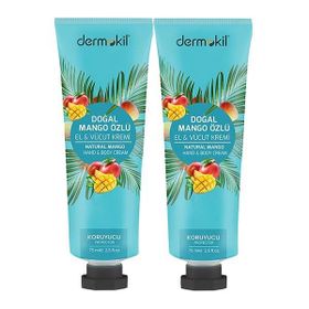 Dermokil Mango Özlü 2x75 ml El ve Vücut Kremi