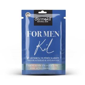 Dermokil Natural Skin For Men Sivilce Ve Siyah Nokta Karşıtı 15 ml Yüz Maskesi
