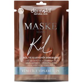 Dermokil Natural Skin Kil ve Kahve İçerikli 5x15 ml Yüz Maskesi