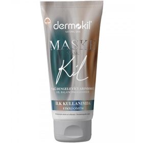Dermokil Natural Skin Yağlı Ciltler 75 ml için Arındırıcı Maske