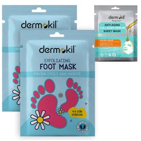 Dermokil Peeling Etkili 2x30 ml Ayak Maskesi
