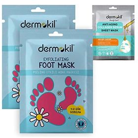Dermokil Peeling Etkili 2x30 ml Ayak Maskesi