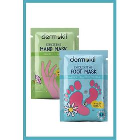 Dermokil Peeling Etkili Soyulabilir 30 ml Ayak Maskesi + 30 ml Onarıcı El Maskesi