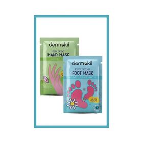 Dermokil Peeling Etkili Soyulabilir 30 ml Ayak Maskesi + 30 ml Onarıcı El Maskesi