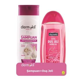 Dermokil Sarımak Özlü Şampuan 400 ml + 500 ml Gül Duş Jeli
