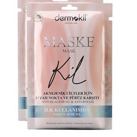 Dermokil Siyah Nokta ve Sivilcelere Karşı 2x15 ml Yüz Maskesi