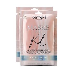 Dermokil Siyah Nokta ve Sivilcelere Karşı 2x15 ml Yüz Maskesi