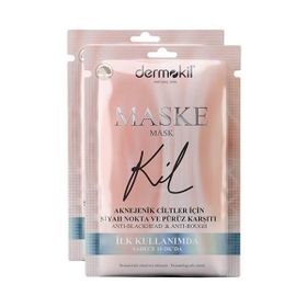 Dermokil Siyah Nokta ve Sivilcelere Karşı 2x15 ml Yüz Maskesi