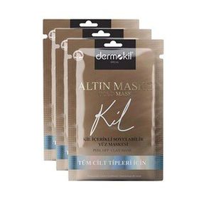 Dermokil Soyulabilir Gold 3x15 ml Yüz Maskesi