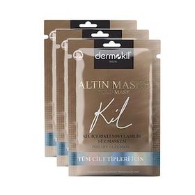 Dermokil Soyulabilir Gold 3x15 ml Yüz Maskesi