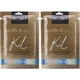 Dermokil Soyulabilir Gold 3x15 ml Yüz Maskesi