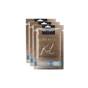 Dermokil Soyulabilir Gold 3x15 ml Yüz Maskesi