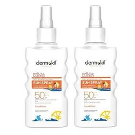 Dermokil SPF50 2x200 ml Yüksek Koruyucu Çocuk Güneş Spreyi