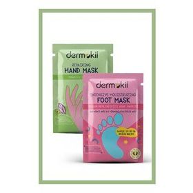 Dermokil Yoğun Nemlendirici 30 ml Ayak Maskesi + Onarıcı 30 ml El Maskesi