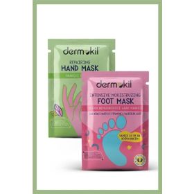 Dermokil Yoğun Nemlendirici 30 ml Ayak Maskesi + Onarıcı 30 ml El Maskesi