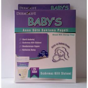 Dermolife Babys 20 Adet Anne Sütü Saklama Poşeti
