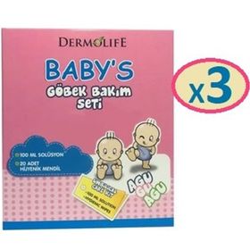 Dermolife Baby's 3 Adet Göbek Bakım Seti