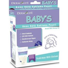 Dermolife Babys Anne Sütü Saklama Poşeti