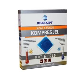 Dermosept 4 Adet: 13x13 Sıcak Soğuk Termo Jel Kompres Buz Jel